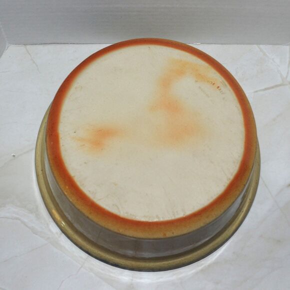 Monroe Salt Works Iris Bowl Hand-Painted Stoneware USA - Picture 6 of 6